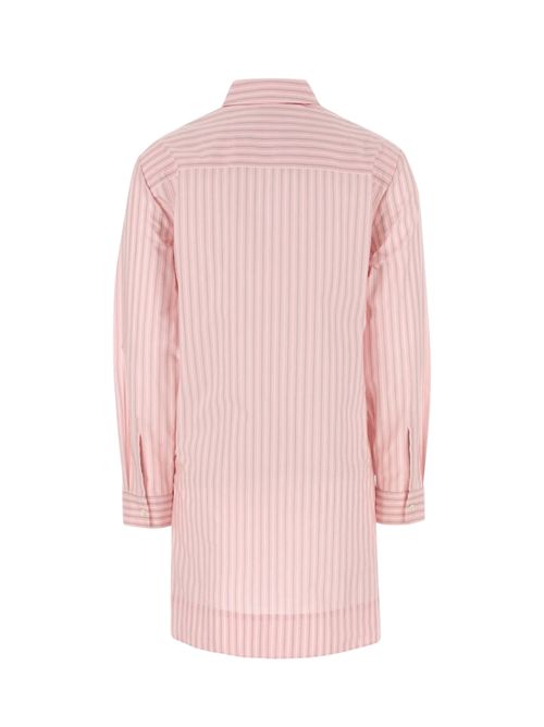 Abito camicia in popeline a righe Philosophy di Lorenzo Serafini | A0433 07351224